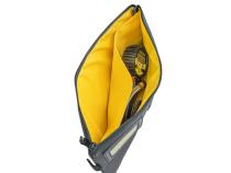 Sand Flat Black Carbon Fiber Zippered Bag Power Tank