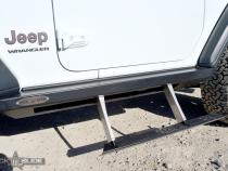 Jeep JL Side Step Sliders For 18-23 Wrangler JL 2 Door Models Set Rock Slide Engineering