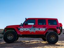 Jeep JL Side Step Sliders For 18-23 Wrangler JL 4 Door Models Set Rock Slide Engineering