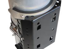 6 LB Propane Tank Bracket Satin Black Power Tank