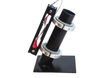 Fire Extinguisher Bracket with straps, Anodized Black Power Tank