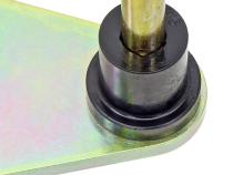 HD Leaf Spring Shackles 76-86 Jeep CJ Front Includes Urethane Bushings HD Greasable Bolts Pair RockJock 4x4