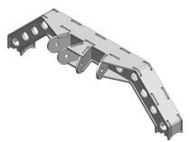 4 Link Axle Truss D35D44D60F8.8 Ford 9 inch and Sterling 10.25 Clayton Off Road