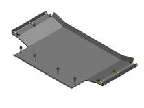 Jeep Grand Cherokee Transfer Case Skid Plate 1999-2004 WJ Clayton Off Road