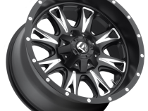 Aluminum Wheels 17X9 Throttle D513 5 On 114.3/5 On 127 Black/Milled 78.1 Bore -12 Offset Fuel Off Road Wheels