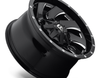 Aluminum Wheels 17X9 Cleaver D574 5 On 114.3/5 On 127 Gloss Black/Milled 78.1 Bore -12 Offset 8 Spoke Fuel Off Road Wheels