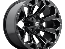 Aluminum Wheels 18X9 Assault D576 5 On 114.3/5 On 127 Gloss Black/Milled 78.1 Bore 1 Offset 8 Spoke Fuel Off Road Wheels