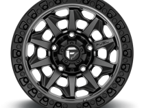 Aluminum Wheels 18X9 Covert D716 5 On 127 Matte Gunmetal Gray Black Bead Ring 71.5 Bore 1 Offset Multi Spoke Fuel Off Road Wheels
