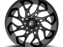 Aluminum Wheels 24X12 Runner D741 5 On 127 Gloss Black Milled 71.5 Bore -44 Offset Fuel Off Road Wheels