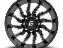 Aluminum Wheels 20X9 Saber D744 5 On 127 Gloss Black Milled 71.5 Bore 1 Offset Fuel Off Road Wheels