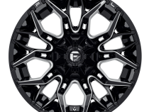 Aluminum Wheels 20X9 Twitch D769 5 On 114.3/5 On 127 Gloss Black/Milled 78 Bore 1 Offset Fuel Off Road Wheels