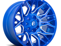 Aluminum Wheels 20X9 Twitch D770 5 On 114.3/5 On 127 Anodized Blue Milled 78 Bore 1 Offset Fuel Off Road Wheels
