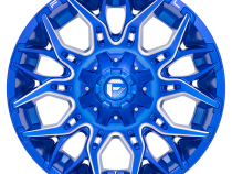 Aluminum Wheels 20X9 Twitch D770 5 On 114.3/5 On 127 Anodized Blue Milled 78 Bore 1 Offset Fuel Off Road Wheels