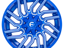 Aluminum Wheels 22X10 Typhoon D774 5 On 114.3/5 On 127 Anodized Blue Milled 78 Bore -18 Offset Fuel Off Road Wheels