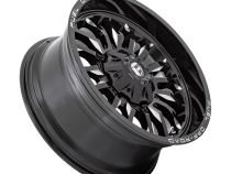 Aluminum Wheels 20X9 Arc D795 5 On 114.3/5 On 127 Gloss Black Milled 78.1 Bore 1 Offset Fuel Off Road Wheels