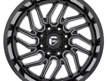 Aluminum Wheels 24X12 Hurricane D807 5 On 127 Gloss Black Milled 71.5 Bore -44 Offset Fuel Off Road Wheels