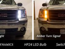 4257 HP24 LED Bulb Cool White Switchback Single Diode Dynamics