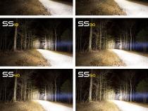 42 Inch LED Light Bar  Single Row Straight Clear Combo Each Stage Series Diode Dynamics