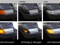 Sidemarkers for 2018-2021 Jeep JL Wrangler/Gladiator, Smoked (set)