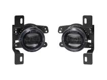 Elite Series Fog Lamps for 2018-2022 Jeep JL Wrangler Rubicon w/ Steel Bumper Pair Cool White 6000K Diode Dynamics