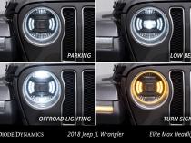 Elite Max LED Headlamps for 2020-2022 Jeep Gladiator Diode Dynamics