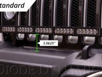 SS30 Bumper Bracket Kit for 2018-2021 Jeep JL Wrangler/Gladiator, White Combo Single