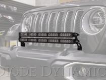 SS30 Bumper Bracket Kit for 2018-2021 Jeep JL Wrangler/Gladiator, White Combo Single