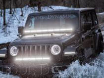 SS30 Bumper Bracket Kit for 2018-2021 Jeep JL Wrangler/Gladiator, Amber Combo Single