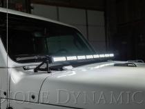 SS50 Hood LED Light Bar Kit for 2018-2021 Jeep JL Wrangler/Gladiator, Amber Combo