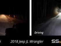 SS50 Hood LED Light Bar Kit for 2018-2021 Jeep JL Wrangler/Gladiator, Amber Combo