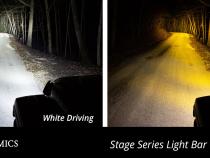 SS50 Hood LED Light Bar Kit for 2018-2021 Jeep JL Wrangler/Gladiator, Amber Combo