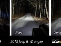 SS50 Hood LED Light Bar Kit for 2018-2021 Jeep JL Wrangler/Gladiator, Amber Combo