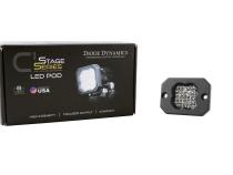 Stage Series C1 LED Pod Sport White Flood Flush ABL Each Diode Dynamics