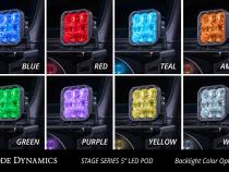 SS5 LED Pod Pro White Flood Single Diode Dynamics