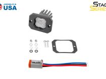 Stage Series C1 LED Pod White SAE Fog Flush ABL Each Diode Dynamics