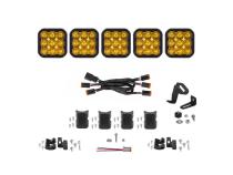 SS5 Sport Universal CrossLink 5-Pod Lightbar Yellow Driving Diode Dynamics