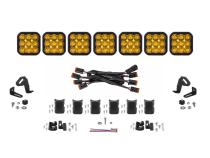 SS5 Sport Universal CrossLink 7-Pod Lightbar Yellow Driving Diode Dynamics