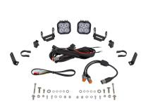 SS3 LED Bumper 1.5 Inch Roll Bar Kit, Sport White SAE Fog (Pair) Diode Dynamics