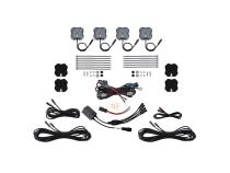 RGBW Rock Light Installer Magnet Mount Kit w/Controller (4-pack)