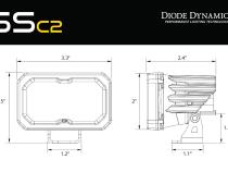 Stage Series 1.875 Inch Roll Bar Reverse Light Kit SSC2 Sport Diode Dynamics