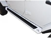 18-Present Jeep Wrangler JLU Rocker Steps 4 Door EVO Manufacturing