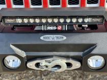 Shorty Front Bumper With Winch Plate For 18-25 Jeep Wrangler JL 2-4 Door 20-25 Gladiator Rock Slide Engineering