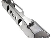 Bare Steel Nighthawk Front Bumper with Aluminum Skid for JK, JL, and JT - Bare Steel Artec Industries