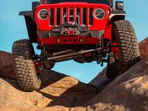 Powdercoat Nighthawk Front Bumper with Aluminum Skid for JK, JL, and JT - Black Powdercoat Artec Industries