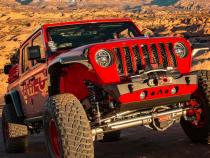 Powdercoat Nighthawk Front Bumper with Aluminum Skid for JK, JL, and JT - Black Powdercoat Artec Industries