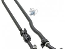 Currectlync Steering System 07-18 Wrangler JK w/Flipped Drag Link 1 1/2 Inch Diameter Tube Tie Rod/Forged Drag Link/Forged Tie Rod Ends Premium Jam Nuts And Adjuster RockJock 4x4