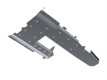 JT Gladiator T-Case/Fuel Skid/ DPF Only -  3.0L Diesel Aluminum Artec Industries