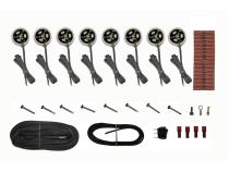 Jeep Rock Lights Chassis 8 Piece Kit LiteSpot White LEDs OffRoadOnly