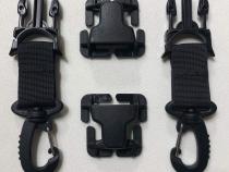 PALS/MOLLE Acetal Heavy Duty Swivel Hook Every Which Way Quick Side Release Buckle Kit (Pair of 2) Bartact