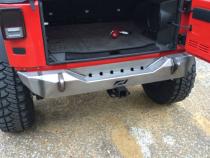 Jeep JK Rear Stubby Bumper 07-18 Wrangler JK Bare Steel Motobilt